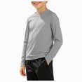 thumbnail image 3 of WXFAZCVU Boys Swim Shirt Long Sleeve Bathing Suits Lightweight Sun Outdoor Beach Swimwear Size 7-8 Years, 3 of 5