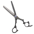 thumbnail image 1 of Tijeras de Peluquería Yuyangstore Tijeras de adelgazamiento de cabello acero Inoxidable negro, 1 of 8