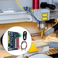 thumbnail image 2 of Tablero de Control de MáQuina de Grabado GRBL Tablero de Control MCU de 32 Bits y 4 Ejes DC 24V-5A Reserva 24V, 12V,5V Puerto de Salida de AlimentacióN DIY, 2 of 5