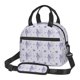 thumbnail image 1 of Disketp Stripes and Sprigs of Lavender Lonchera Térmica para Mujer y Hombre, Bolsa de Almuerzo Reutilizable e Impermeable para Trabajo, Viajes y Picnic, 1 of 7