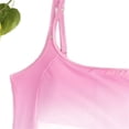 thumbnail image 4 of Shadoumai One Piece Swimsuit for Girls 12-14 Keyhole Tankini Sets Lightweight Crossback Floral Print Bathing Suit Stretch Strap Swimwear with Cover Up Pants, 4 of 7