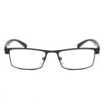 thumbnail image 2 of 3 Packs Classic Style Rectangular Metal Frame Reading Glasses Spring Hinge Readers for Men Women +1.00, 2 of 6