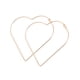 thumbnail image 1 of Pendientes de aleación Minnieouse para mujer 2 piezas color sólido forma de corazón, 1 of 6
