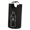 thumbnail image 1 of Bolsa plegable de lavandería multifuncional de 82 litros para juguetes, de tela Oxford y ligera. Negro, 1 of 9