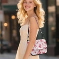 thumbnail image 3 of ZUXONGSY Cow Strawberry Print Shoulder Handbag for Women Waterproof Crossbody Purse PU Leather Satchel with Adjustable Wide Strap for Daily Use Shopping, 3 of 7