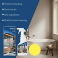 thumbnail image 4 of Limpiador Descalcificador de Baño 237ml | Limpiador de baño de alta eficiencia para eliminación de aguas duras, cal y espuma de jabón | Fórmula suave segura | Incluye esponja | Purificador de, 4 of 8