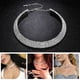 thumbnail image 3 of Gargantilla De Lujo Con Diamantes De Imitación Con Purpurina , Cadena Ancha , Collar De Celebridades , Joyería , Accesorios , Bar , Club Nocturno, 3 of 4