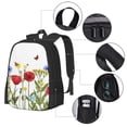 thumbnail image 2 of Balery Wild Herbs Mochila para hombre y mujer - Tela Oxford 600D resistente - Gran capacidad, resistente al agua, ideal para la escuela, viajes y senderismo, 2 of 6