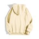 thumbnail image 3 of Sudadera con capucha Gibobby con estampado de letras para Mujer Beige S, 3 of 4