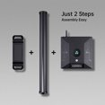 thumbnail image 2 of Amdohai EB01 RGB Gaming Headset Stand with 3.5mm 2 USB Ports Over-ear Headphones Holder Earphone Rack for Gamer Gaming Computer Desktop PC, 2 of 9