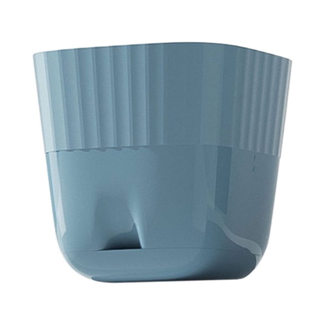 Flowerpot Garden Planting Pot Office Decor Home To Prevent The Roots Rotted Durable Beautiful White Imitation Ceramic