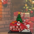thumbnail image 4 of Christmas Door Hanger Wide Application Convenient Exquisite Xmas Wall Plaque with Lanyard for Home, 4 of 8