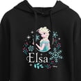 thumbnail image 3 of Frozen - Winter - Elsa & Snowflakes - Juniors Cropped Pullover Hoodie, 3 of 5