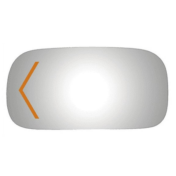 Flat Driver Side Power Replacement Mirror Glass for 2009-2011 Buick Lucerne Burco 4407S W/O Baking Plate