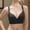 Black, variant on Women's Padded Seamless Bralette Wireless V Neck Push Up Bra Lift Support No Underwire Everyday Bra