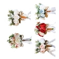 thumbnail image 3 of Novia con ramo de flores Simulación romántica Ramo floral Suministros para dama de honor de boda Advancent JJ25181-02B, 3 of 6