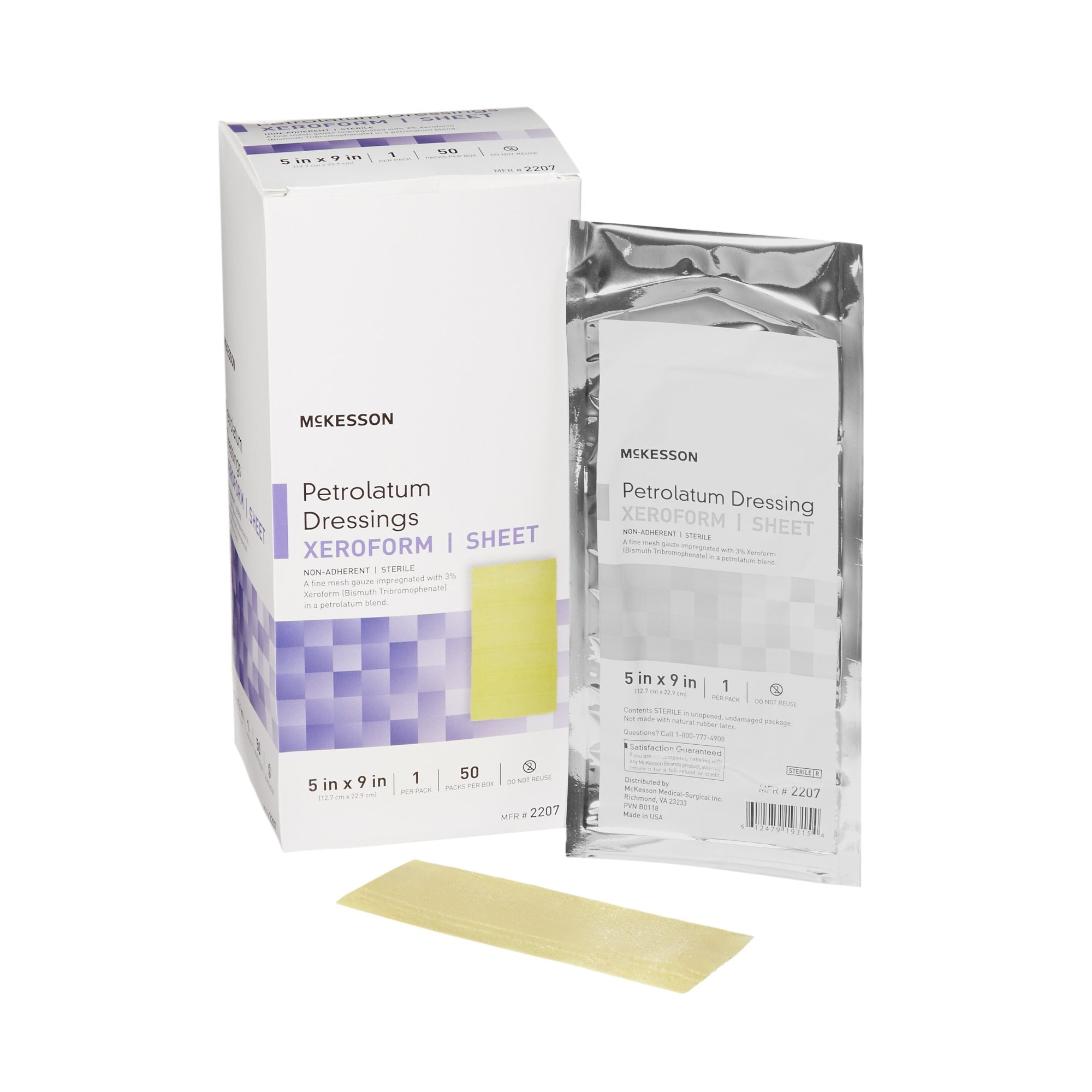 McKesson Xeroform Petrolatum Dressing Rectangle Gauze Ct
