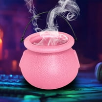 BiFandian Halloween Witch Cauldron Decoration, 8-Pack Plastic Small Cauldron Pot Kettle, Halloween Party Candy Container for Indoor & Outdoor Decorations