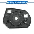 thumbnail image 4 of Reemplazo de vidrio del espejo lateral calefaccionado de ala única con placa de respaldo No. 87611GI000 para Hyundai Ioniq 5 2021-2024 lado izquierdo, 4 of 6