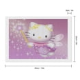 thumbnail image 2 of Diamond Art Kits for Adults Hello Kitty Diamond Art Gem Art Painting Full Drill Round Art Gem Painting Kit for Home Wall Decor Gifts 16"x20", 2 of 6