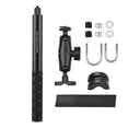 thumbnail image 2 of Palo de Selfie Motocicleta Bicicleta Invisible Selfie Stick Manillar Soporte de montaje 28cm-115cm Longitud ajustable con tornillo de 1/4 pulgadas Abrazadera de montaje de manillar flexible para cámar Andoer-2 Palo de Selfie, 2 of 7