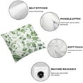 thumbnail image 4 of Awypu Sage Green Pillow Covers Spring Watercolor Eucalyptus Floral Pillowcase Set of 2 Leaf Print Throw Pillow Covers Soft Square Cushion for Home Couch Sofa Bedroom Livingroom, 4 of 6