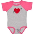 thumbnail image 3 of Inktastic Valentines Day Heart Arrow Boys or Girls Baby Bodysuit, 3 of 5