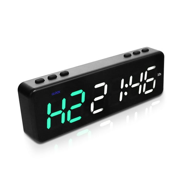 Yeacher Wireless BT Control Gym Timer Rechargeable Stopwatch Countdown/up Clock for Home Gym Fitness Training Interval Timer Clock with Magnetic Backing