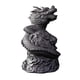 thumbnail image 3 of Escultura creativa de mascota de té china, dragón de Kung Fu, para amantes del té Feng Shui gris oscuro, 3 of 9