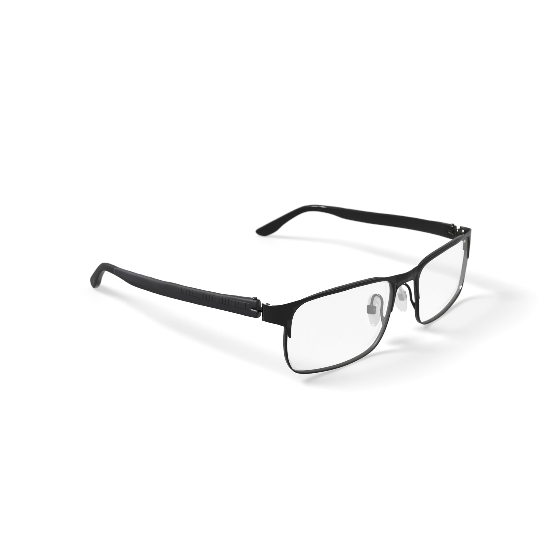 OCTO180 Men's Deuce! Browline Prescription Eyeglasses with Case, Gray