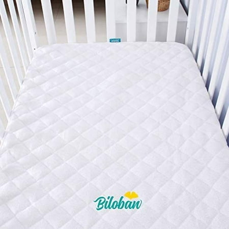 Biloban Quilted Bamboo Crib Mattress Protector Fitted Standard Size 100 Waterproof Crib Mattress Cover Absorbent Breathable Premium Hypoallergenic Fitted Cover With Extra Padding 52 X 28 X 8 Walmart Canada Biloban Quilted Bamboo Crib Mattress Protector Fitted Standard Size 100 Waterproof Crib Mattress Cover Absorbent Breathable Premium Hypoallergenic Fitted Cover With Extra Padding 52 X 28 X 8 Walmart Canada