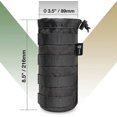 thumbnail image 4 of Black Molle Water Bottle Holder Tactical Bag for Camping, Hiking, Outdoor, 4 of 5
