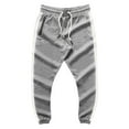 thumbnail image 5 of FEDTOSING Men's Gym Sweatpants Drawstring Gray Running Joggers Trackpants with Zipper Pockets, 5 of 6