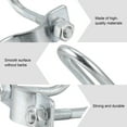 2pcs 1/2 Inch Galvanized Iron Pipe Clip Cross Tube Buckle U Clip for