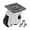 Diameter 1.65in, variant on Nylon Wheel And NBR Pad Set Of 4 Leveling Casters W/ 360 Degree Swivel Heavy Duty For Industry Equipment Workbench Shelves ,Quiet and Smooth