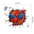 thumbnail image 5 of Calcomanías de pared de Spider-Man, calcomanía de pared de Spider-Man extraíble para habitación de niños, calcomanía de pared decorativa para dormitorio, guardería, sala de juegos, 5 of 5