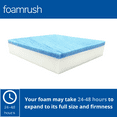 thumbnail image 3 of FoamRush 5" x 20" x 23" Cool Gel Memory Foam Seat Cushion Replacement Medium Firm (Upholstery Foam, Seat Replacement, Upholstery Sheet, Foam Rubber Padding, Couch, Sofa Cushion, Mattress)Made in USA, 3 of 8