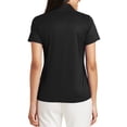 thumbnail image 2 of Mafoose Women's Performance Fine Jacquard Polo T-Shirt Black X-Large, 2 of 5