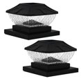 thumbnail image 1 of Outdoor Solar Pillar Light,6X6 Inch Patio Garden Fence Gate Post Light Dusk to Dawn Solar Post Light Outside Column Lights for Outdoor Pathway Lighting Landscape Decor, 1 of 7