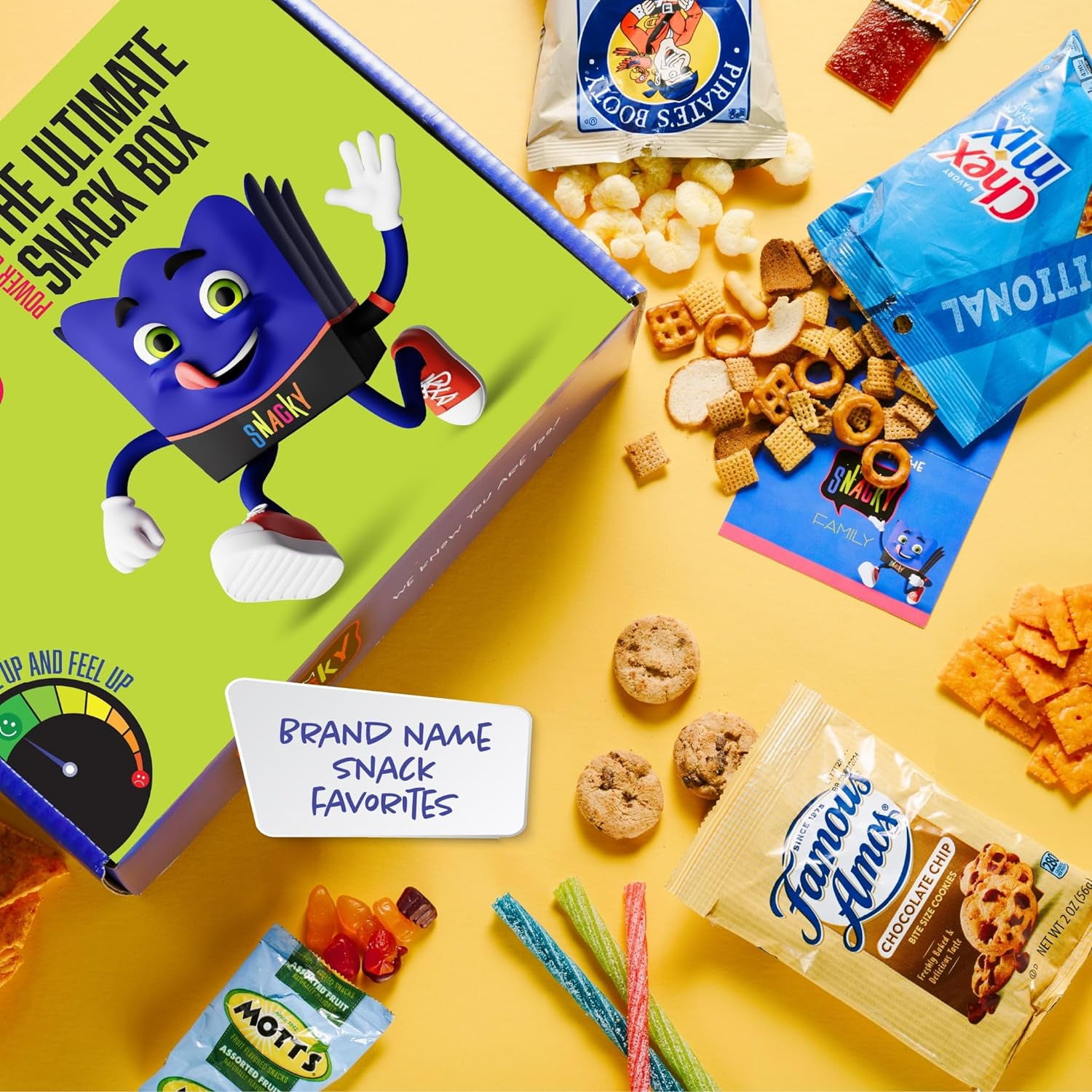 I AM Snacky - Snack Box (35 Count) Chips Candies Sweets for Home & Office