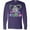 Purple, variant on Inktastic Palm Bay Florida Cute Swimming Manatee Long Sleeve T-Shirt