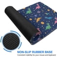 thumbnail image 6 of Long Mouse Pads for Desk,Dark Blue Space Dinosaur Pattern Desk Mats on Top Of Desks, Desk Mouse Pad Extra Large with 3mm Non-Slip Base and Stitched Edge for Gaming,Office,Work,Home 31.5"x11.8", 6 of 6