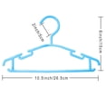 thumbnail image 3 of Juego de 100 Perchas de plástico para bebé, Perchas para clóset, Perchas para niños, Perchas pequeñas, 3 of 7