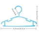 thumbnail image 3 of Juego de 100 Perchas de plástico para bebé, Perchas para clóset, Perchas para niños, Perchas pequeñas, 3 of 7