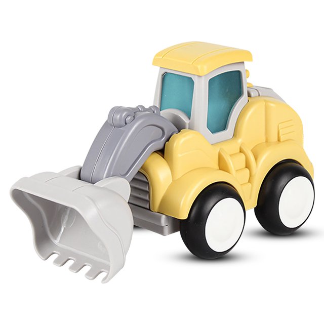 Vehículos de construcción de ingeniería de tipo empuje de dibujos animados Decoración de juguete Coches de granja Modelo Educación temprana Niños Niños Regalo de bebé Empujador kenally FN000742-01B
