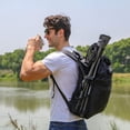 thumbnail image 4 of PORTAL Taburete trípode plegable alto para acampar al aire libre caminar caza senderismo pesca viajes, soporte 225 libras, 4 of 5