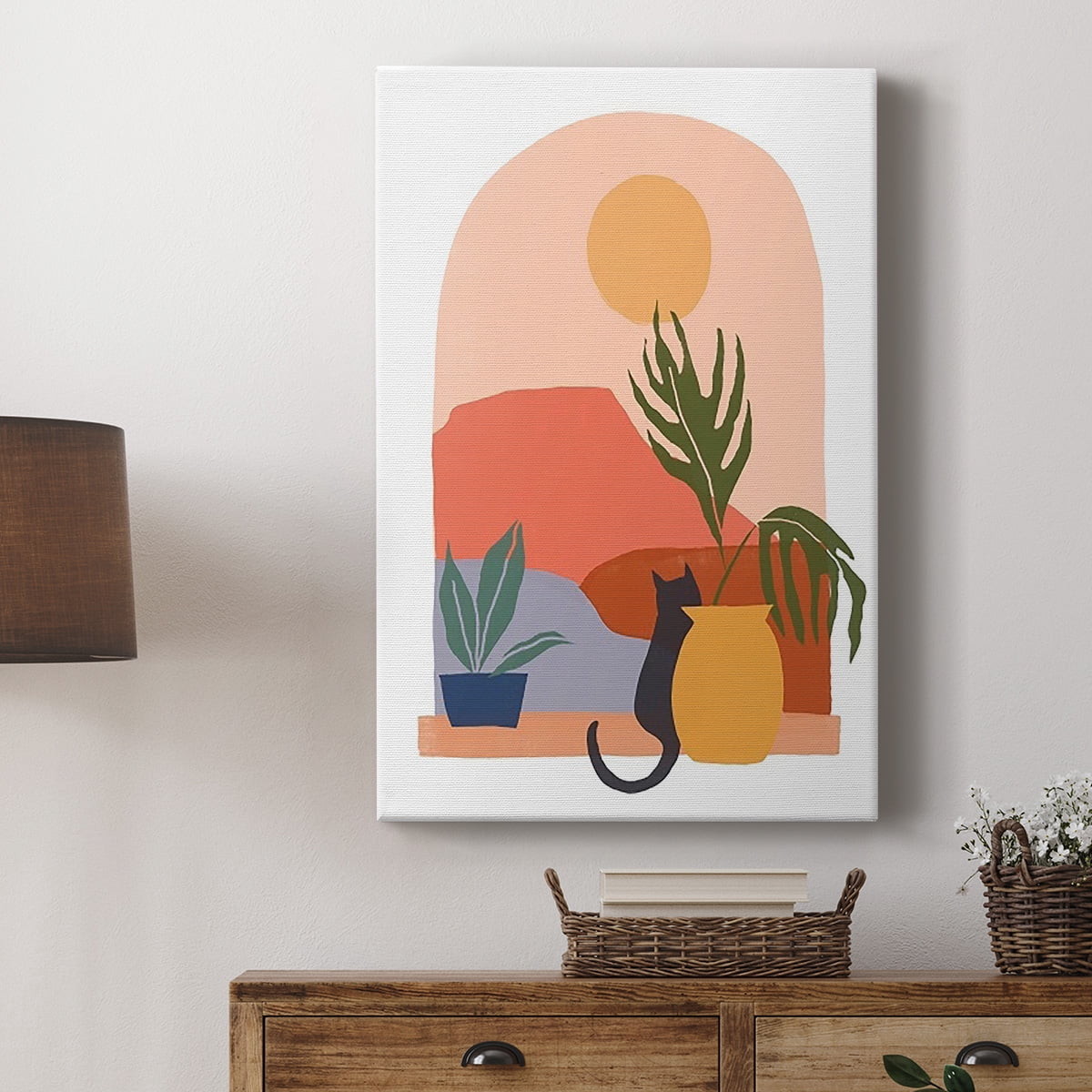 Paper Scene I Premium Gallery Wrapped Canvas - Ready to Hang