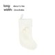 thumbnail image 5 of Injueey Bolsa de Navidad tejida, almacenamiento de envoltura de estilo Simple, colgador de ventana de bola de pelo, calcetines, accesorios de fiesta de Kits de decoración para fiestas Blanco Injueey HA070442-01, 5 of 6