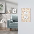thumbnail image 5 of DouZhe 1-Gang Duplex Outlet Cover, Paris Eiffel Tower Love Decorative Wall Plates, 5 of 7