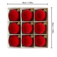 thumbnail image 2 of Large Velvet Christmas Balls, Christmas Tree Balls Decorative Hanging Ornaments Christmas Tree Decorations Xmas Ornaments Balls for Family Wedding Party, 2 of 7